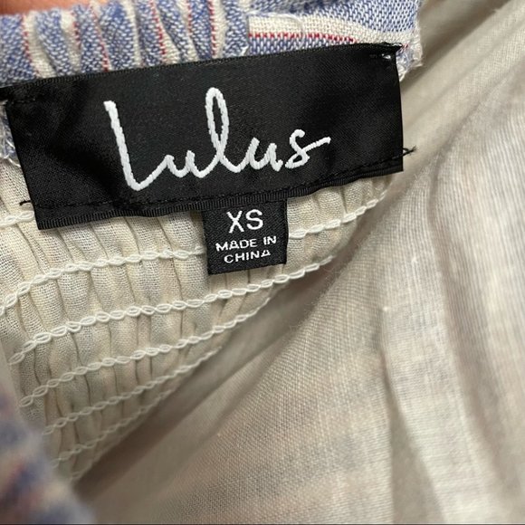 Lulu’s Golden Days Blue Striped Tie-Strap Maxi Dress - Picture 15 of 16